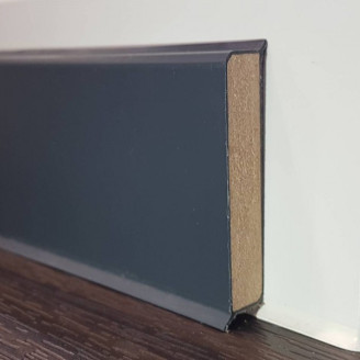 Плинтус Döllken-Weimar Cubu Flex 80 антрацит | 1209 (5113904)