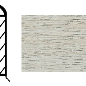 Плинтус Döllken-Weimar PVC MDF EP60 Кедр Белый | 5107350 W562