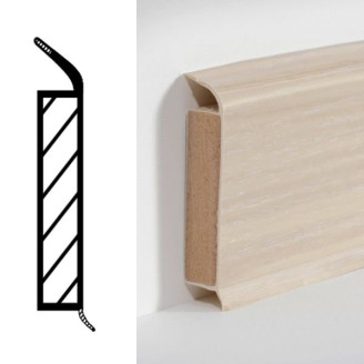 Плинтус Döllken-Weimar PVC MDF EP60 Дуб натуральный | 5107358 W570