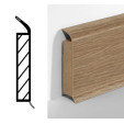 Плінтус Döllken-Weimar PVC MDF EP60 Західний Дуб | 5107361 W573