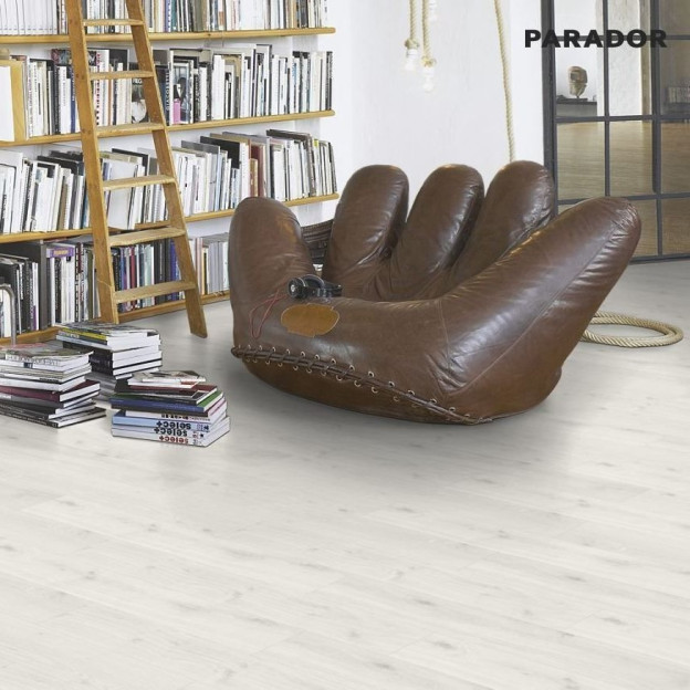 Ламінат Parador Basic 400 V4 Дуб кришталево білий 1х | 1474400