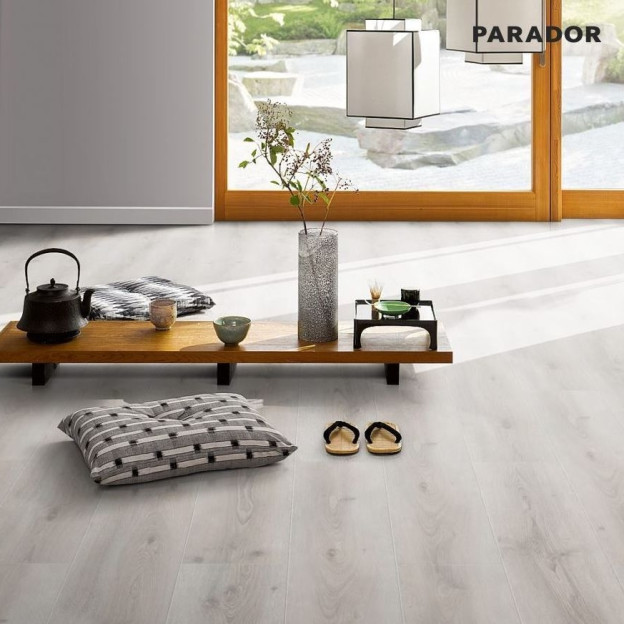 Ламінат Parador Basic 600 V4 Дуб Аскада білий вибілений 1х | 1593828 Ламінат Parador Basic 600 V4 Дуб Аскада білий вибілений 1х | 1593828