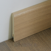 Деревянный плинтус Pedross Oak White Oiled (70мм)