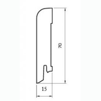 Деревянный плинтус Pedross дуб эстрелла прямой (70мм) Деревянный плинтус Pedross дуб эстрелла прямой (70мм)